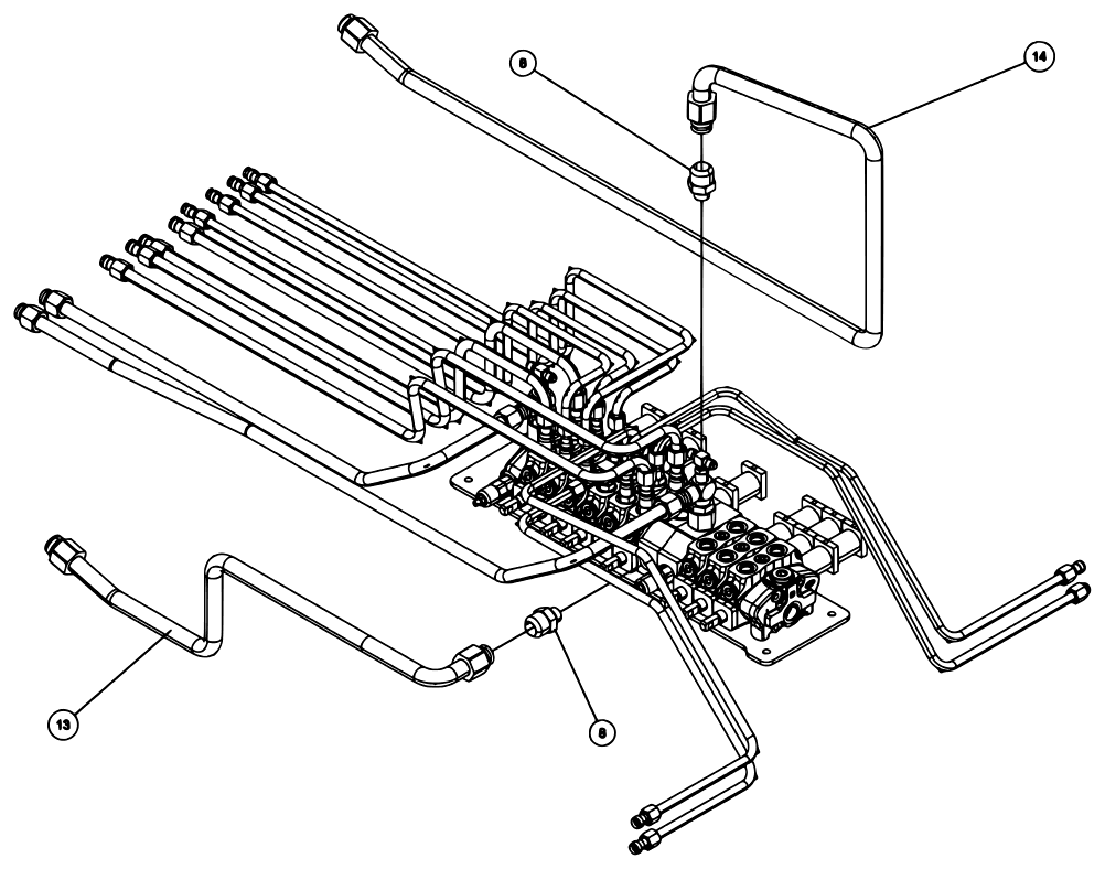 Vulcan V-70 2-Winch (2023 manual) 0912023, Control Station Assembly Std Winch diagram (view 9 of 18)