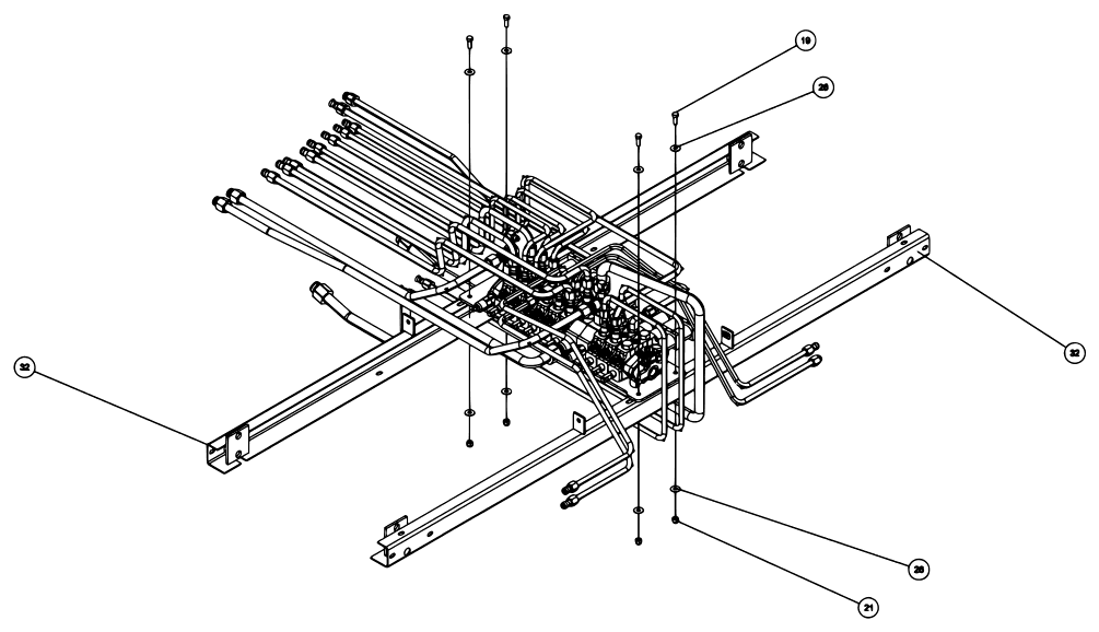 Vulcan V-70 2-Winch (2023 manual) 0912023, Control Station Assembly Std Winch diagram (view 13 of 18)