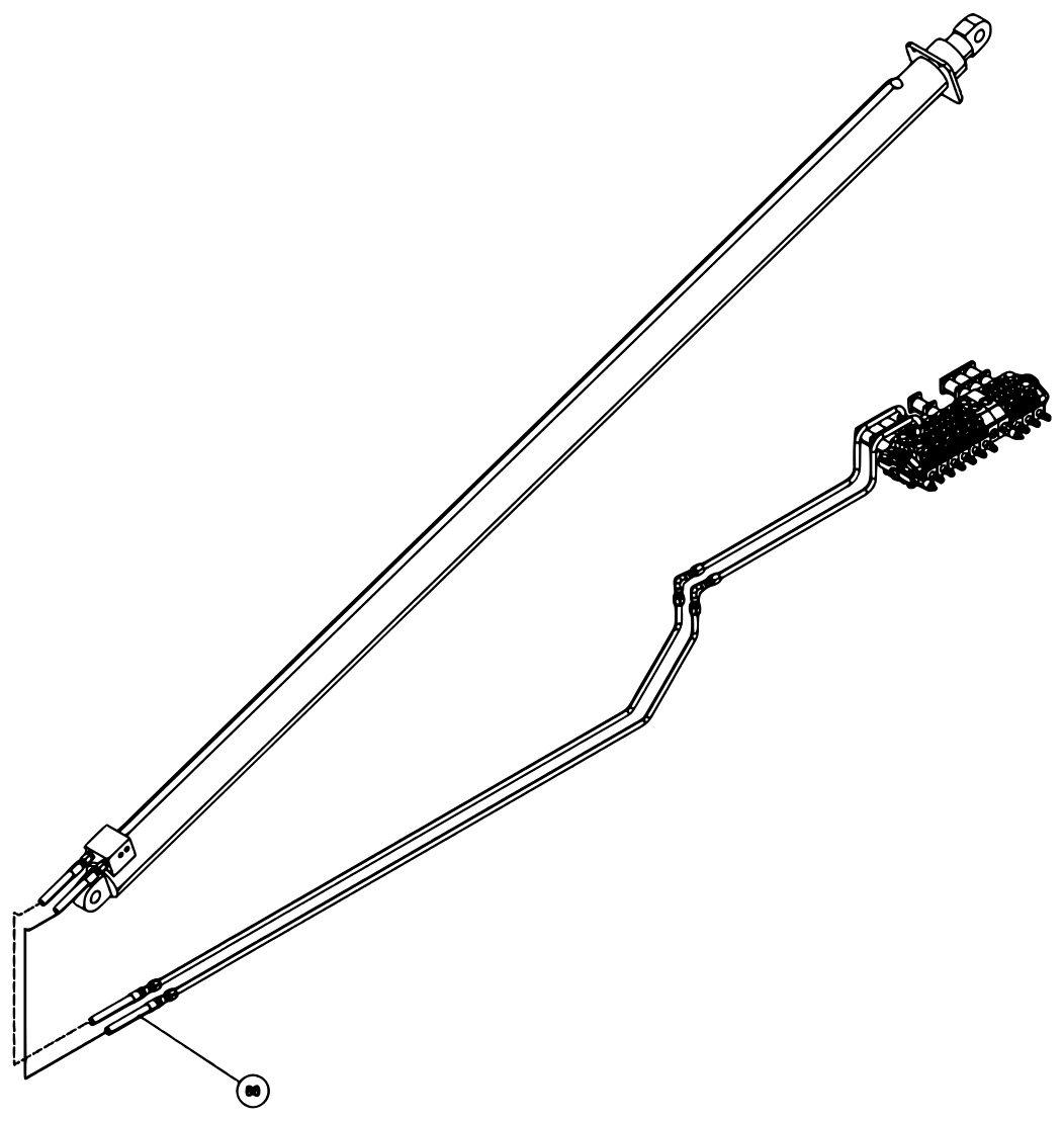 Vulcan V-70 2-Winch (2023 manual) 09008488, Bua V70 2-Winch Std Jack Leg diagram (view 15 of 18)