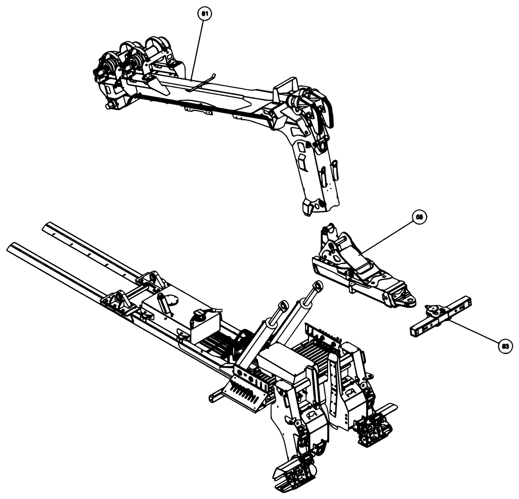 Vulcan V-70 2-Winch (2023 manual) 09008489, Bua V70 2-Winch Jack Leg Flipper Feet diagram (view 8 of 18)