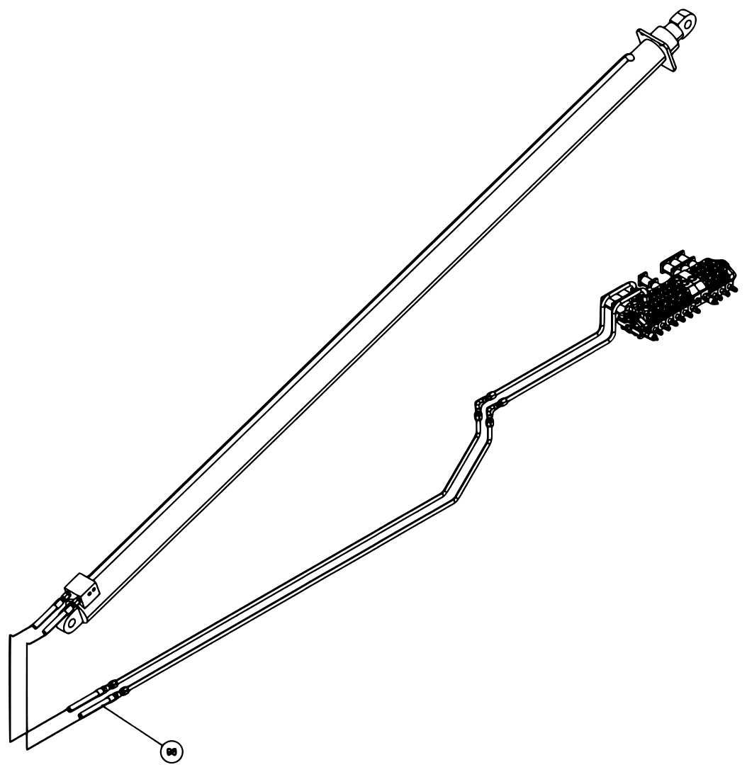 Vulcan V-70 2-Winch (2023 manual) 09008490, Bua V70 2-Winch Rear Outrigger diagram (view 23 of 23)