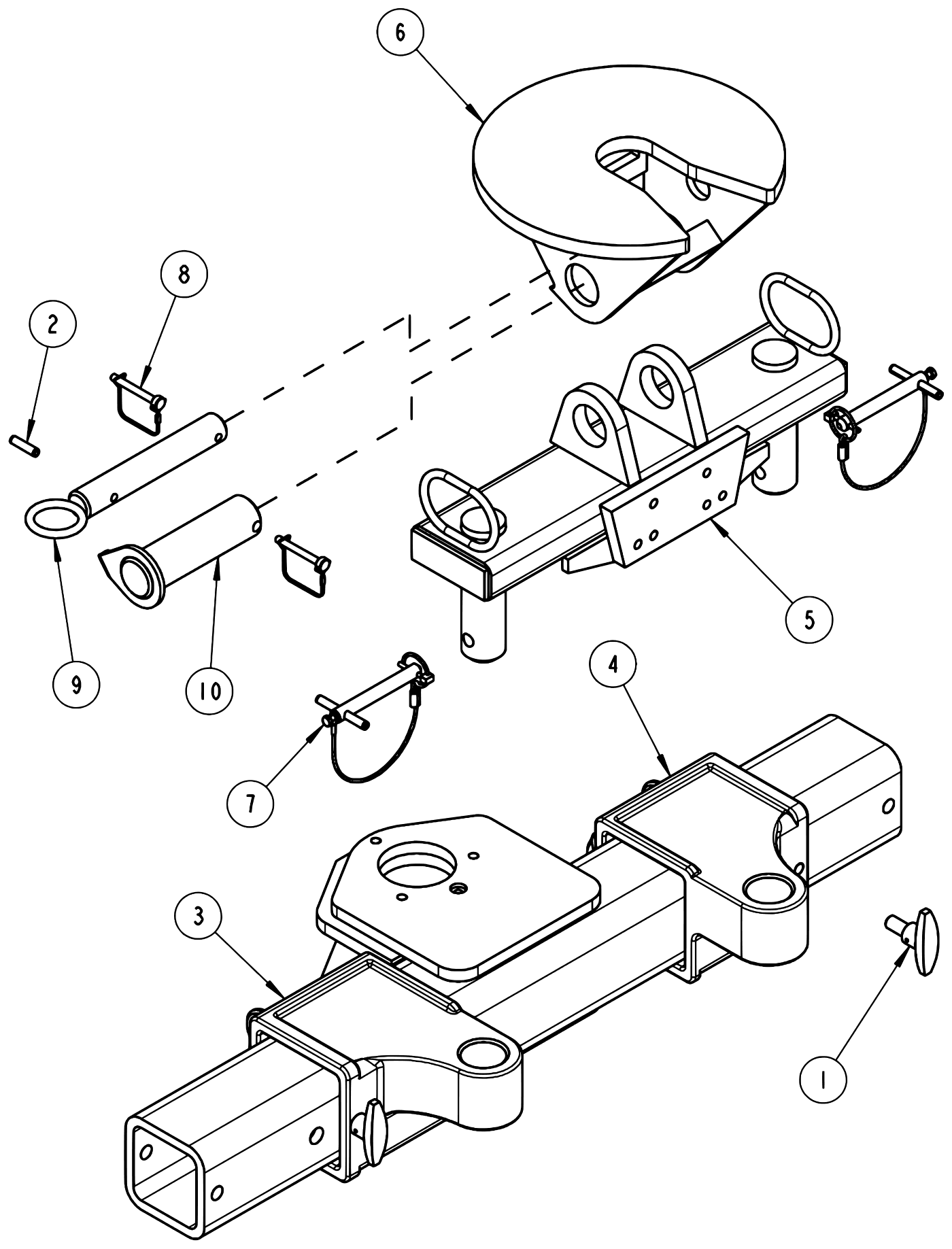 Vulcan V-100 (2013 manual) 5TH Wheel Adapter diagram