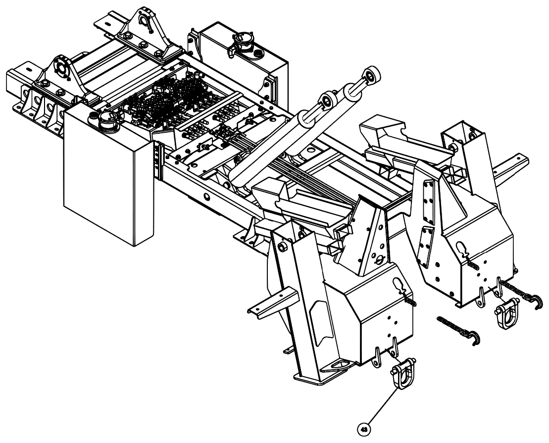 Century 3212 Gen 2 (2020 manual) 0911729, 3212/V30 Long Tower Subframe Assembly – View 1 of 10 diagram (view 9 of 10)