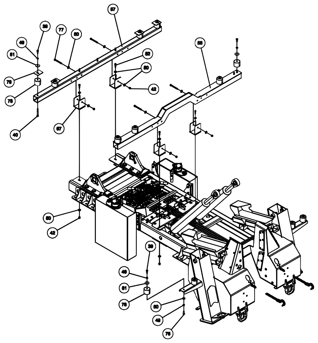 Century 3212 Gen 2 (2020 manual) 09015090, 3212 GEN2 W/Rear Outrigger Kit – View 1 of 10 diagram (view 4 of 10)