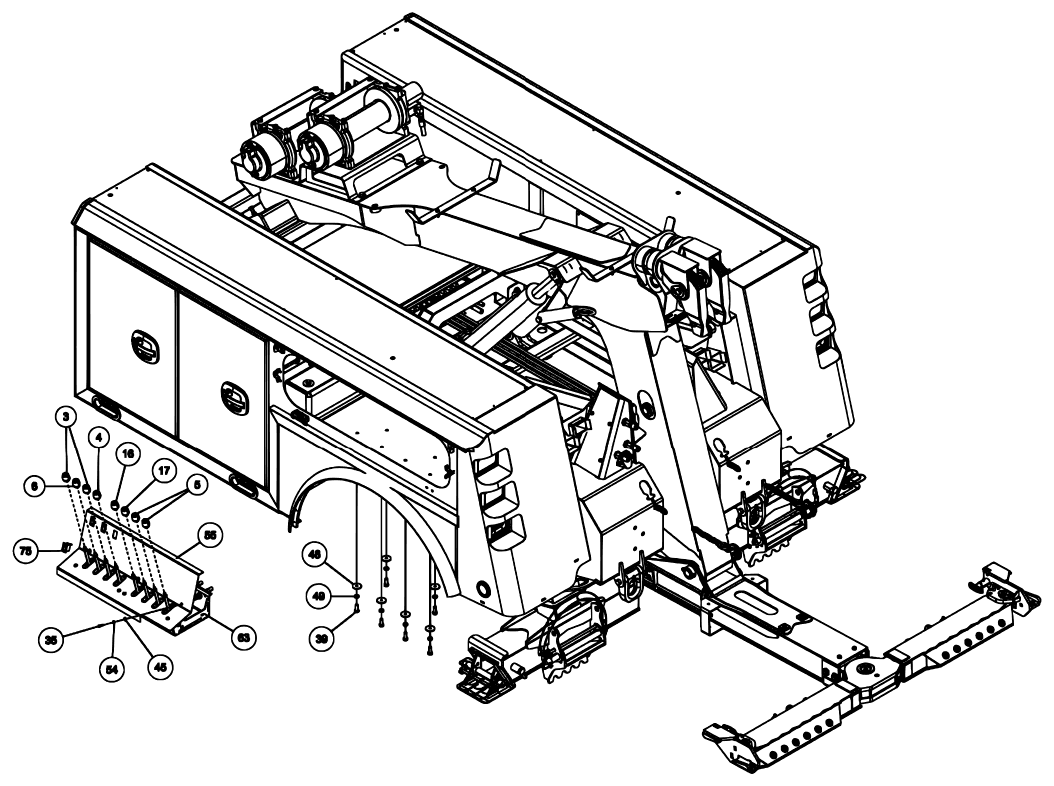 Century 3212 Gen 2 (2020 manual) 09015090, 3212 GEN2 W/Rear Outrigger Kit – View 1 of 10 diagram (view 9 of 10)