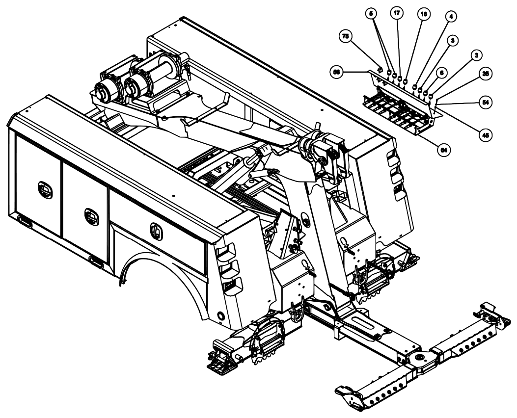 Century 3212 Gen 2 (2020 manual) 09015090, 3212 GEN2 W/Rear Outrigger Kit – View 1 of 10 diagram (view 10 of 10)