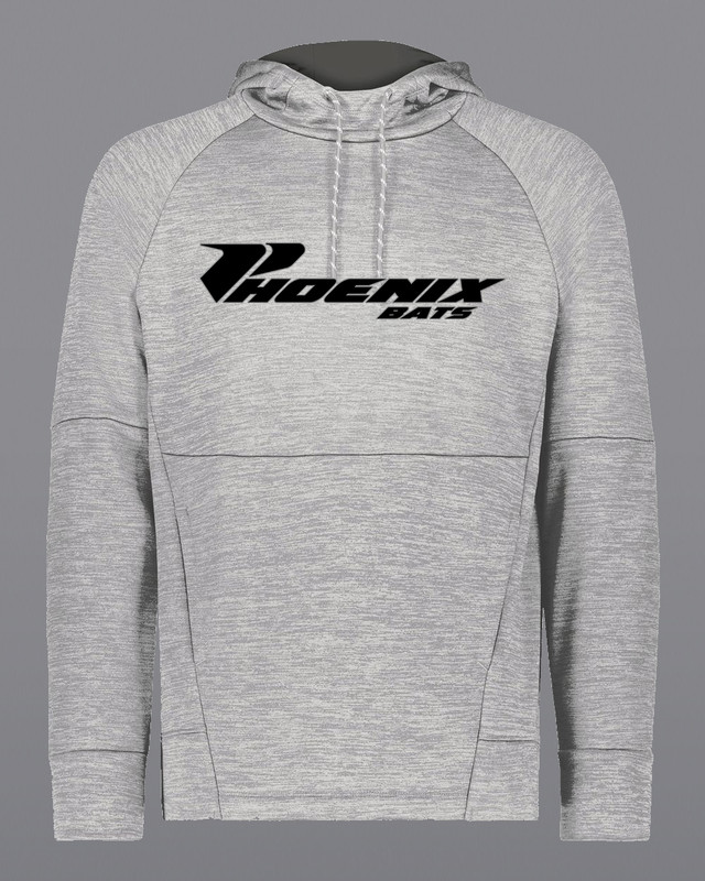 Phoenix Bats Hoodie in Heather Gray