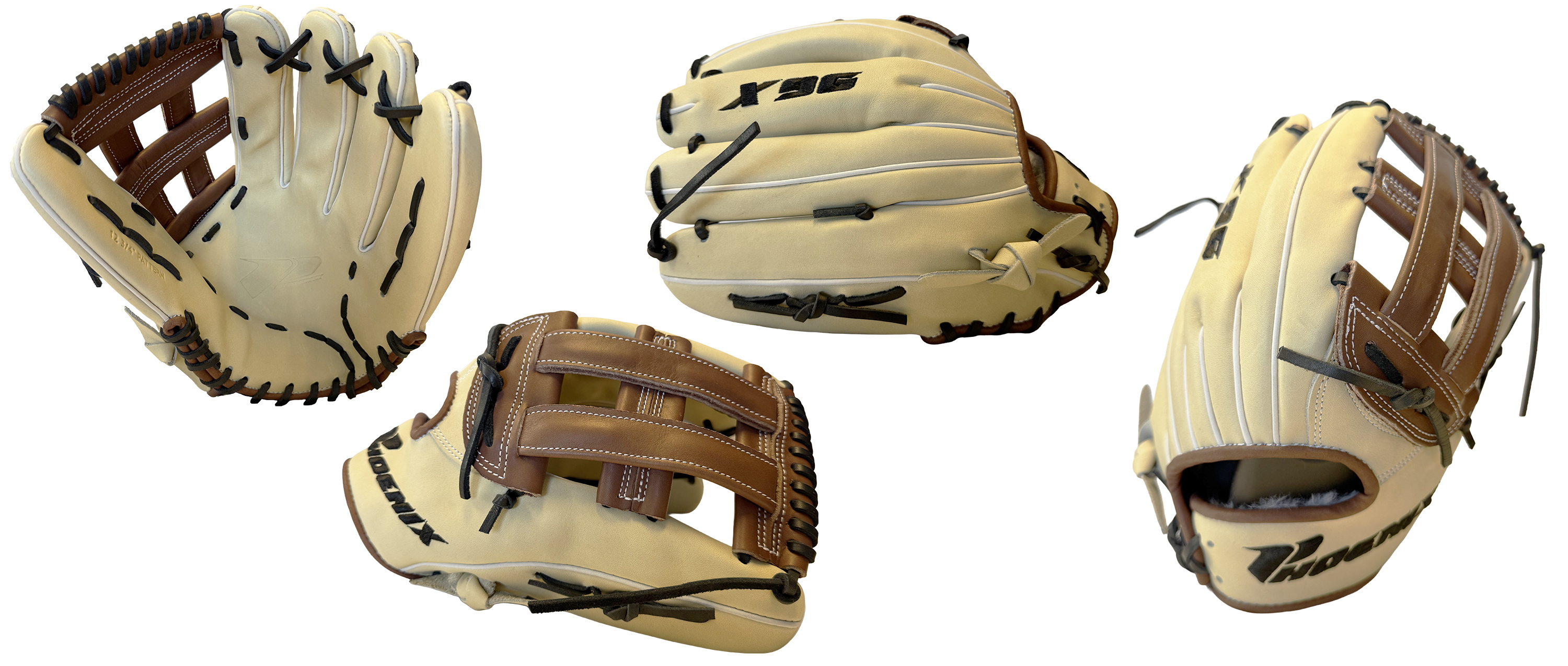 ソフトボール 白フェニックス Phoenix Bats X96 Outfield Fielding Glove | Fielding Gloves