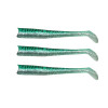 FishLab Mad Eel Replacement Tails 8 Inch (3 Tails) Green Mack