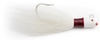 FJ Neil Big Mouth Bucktail Jig White 3 Ounce (8/0 Hook)