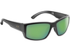 Flying Fisherman Baleen Polarized Sunglasses Matte Black Amber-Green Mirror