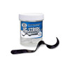 FatCow Lures Jig Strips Eel Tails Black 5.5 Inch (8 Tails)