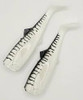 Canal Tackle® 6" 5.5oz Canal Shad Replacement Paddle Tails (2 Tails) White Mackerel