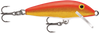Rapala Original Floating F05 Lure 2" 1/16oz Gold Red