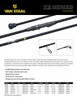 Van Staal VSX2 Series Surf Spinning Rod 9' 1oz to 3oz VSX2-9M