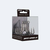 BKK Viper-41 4X strong treble replacement hook package with bright tin finish for saltwater lures