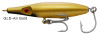 Super Strike Bullet 5 1/4 inch 1 5/8 oz floating needlefish surf plug with hooks for striped bass All Gold