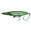 Super Strike Bullet 5 1/4 inch 1 5/8 oz floating needlefish surf plug with hooks for striped bass Eely Green