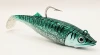 Canal Tackle® Canal Shad 5.5" 3.5oz Sinking Jig | Best Cape Cod Canal Striped Bass Paddle Tail Lure green mackerel
