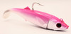 Canal Tackle® Canal Shad 4" 1oz Sinking Jig | Best Snook/Striped Bass Paddle Tail Lure pink white belly squid