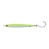 Hogy 3.5 inch 1.25 oz Sand Eel Heavy Minnow metal jig in holographic finish with VMC inline hook Albie crack