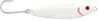 Luhr-Jensen Crippled Herring 4 oz. Chrome fishing lure in 3.75 inch length Pearl White