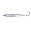 Hogy Epoxy Jig 4 inch 1.25 oz saltwater casting lure with VMC inline single hook silverside