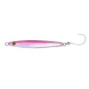 Hogy Epoxy Jig 4 inch 1.25 oz saltwater casting lure with VMC inline single hook pink