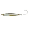 Hogy Epoxy Jig 4 inch 1.25 oz saltwater casting lure with VMC inline single hook Anchovy