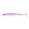 Hogy Epoxy Jig 4 inch 1.25 oz saltwater casting lure with strong treble hook PInk