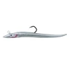 Hogy Lures 6oz 11 inch Tuna Harness Jig pre-rigged soft plastic tuna lure side view Silver