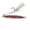 Hogy Lures 4.5 oz 4.5-inch Squinnow metal casting and vertical jigging lure with dual-taper belly and teaser assist hook Pink Squid