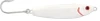 Luhr-Jensen Crippled Herring casting spoon, 3/4 oz  metal jig lure shown against a clean background Pearl White