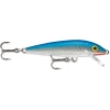 Rapala Original Floating F05 lure 2 inch 1/16 oz balsa wood hard bait - Canal Bait and Tackle Blue