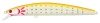 Daiwa Salt Pro SP Minnow Floating Lure - 6" 1-1/9 oz (DSPM15F) Yellow Pearl Chicken Scratch