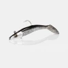 Savage Gear Sandeel 7" Soft Plastic Paddle Tail Jig Lure - 2 1/3oz (SEJ170) Dirty Silver black