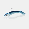 Savage Gear Sandeel 6" Soft Plastic Paddle Tail Jig Lure - 1.5oz (SEJ160) Blue Silver