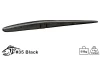Lunker City 7.5 Inch Slug-Go Stickbait Soft Lure (8 Count) – Bass & Saltwater Jerkbait Black