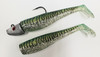 Al Gags Whip It Fish Green Mackerel Rattle Head 6" 5oz (1 Head / 2 Tails)