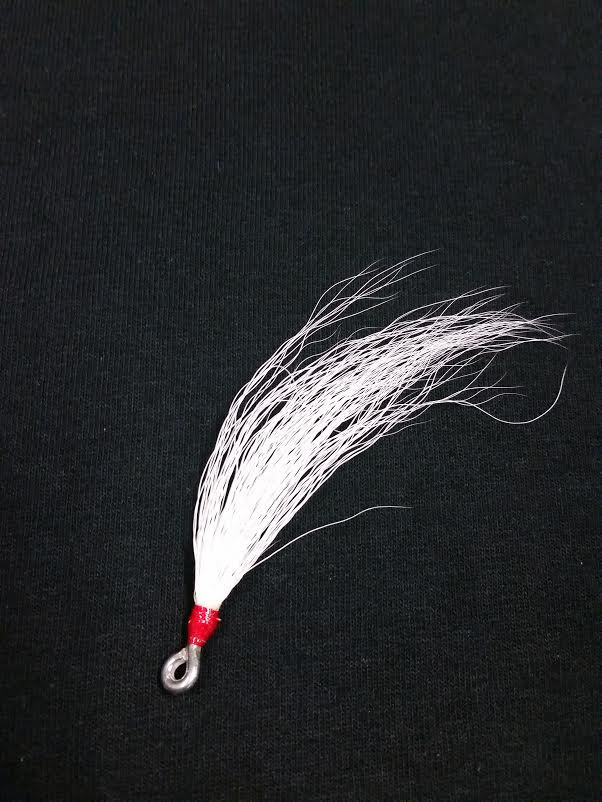 Bucktail Teaser Flag White Canal Bait and Tackle