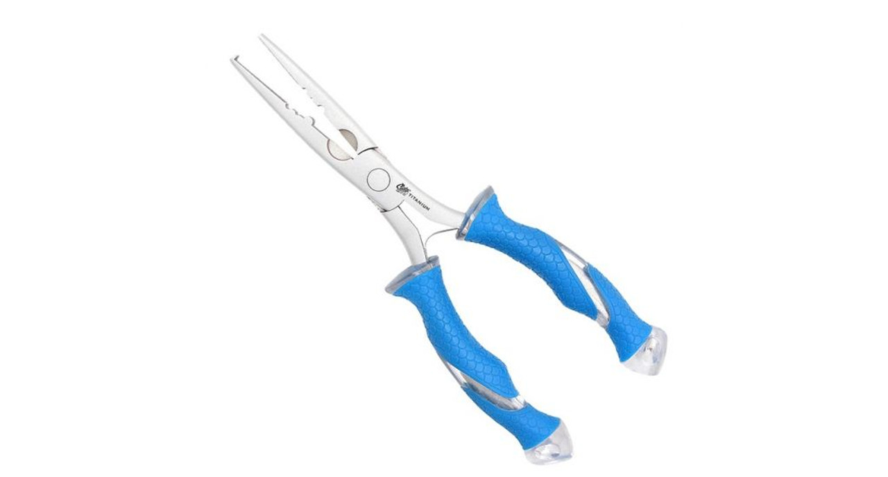 Cuda 8" Titanium Bonded Stainless Steel Splir Ring Plier 18112