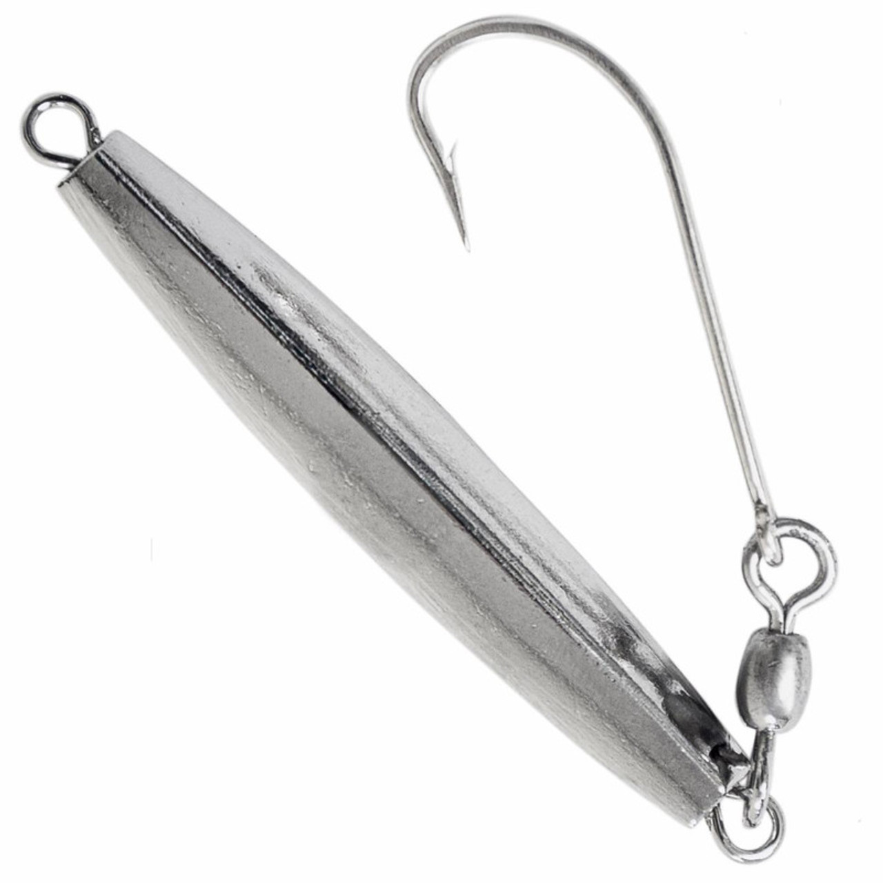 Tsunami Diamond Jig Smooth A007 Chrome Single Hook 0.7oz - Canal