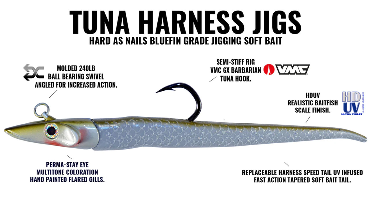 Hogy Tuna Harness Jig 11" 6oz 170gram Silver