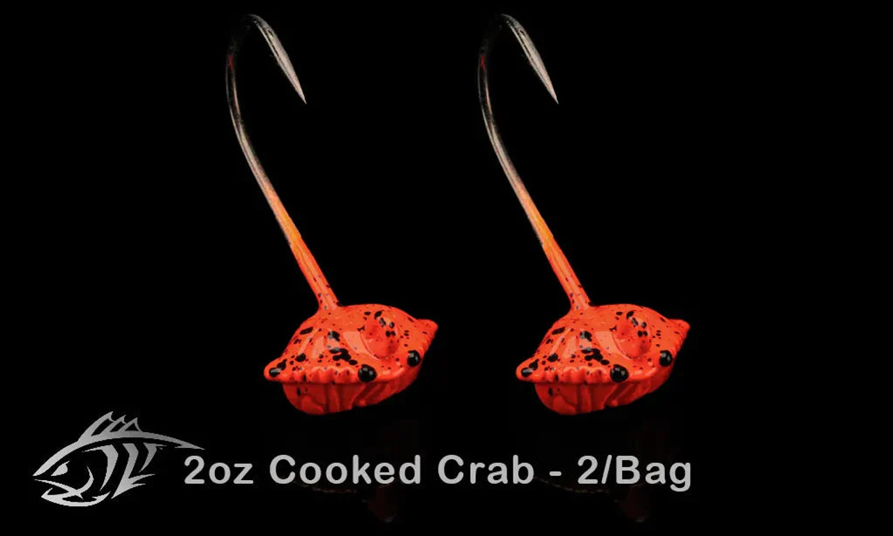 Lunker City Mr Crab Tog Jigs 2oz (2 Jigs) Cooked Crab