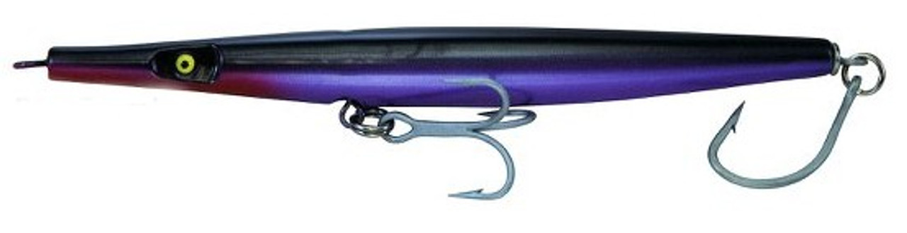 Super Strike Lures Super "N" Fish Needlefish Blurple Black Purple 7.25" 1.75oz