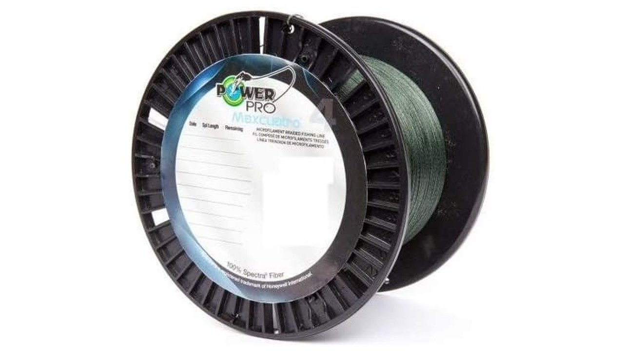 Power Pro Maxcuartro Braided Line 30 Pound Moss Green 300 Yards