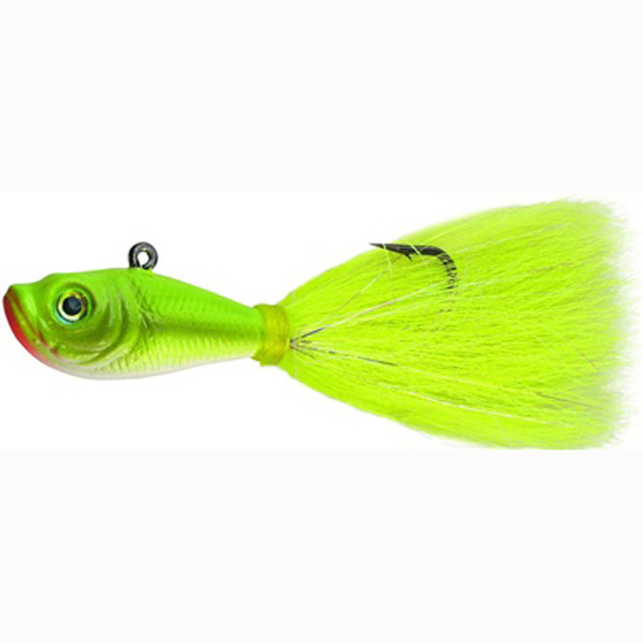Spro Buck Tail Jig 3oz Crazy Chartreuse