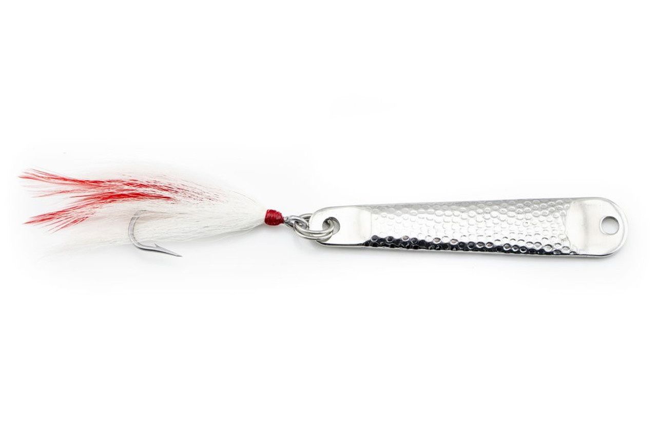 Hopkins NO EQL Stainless Steel Bucktail Single 5" 3oz