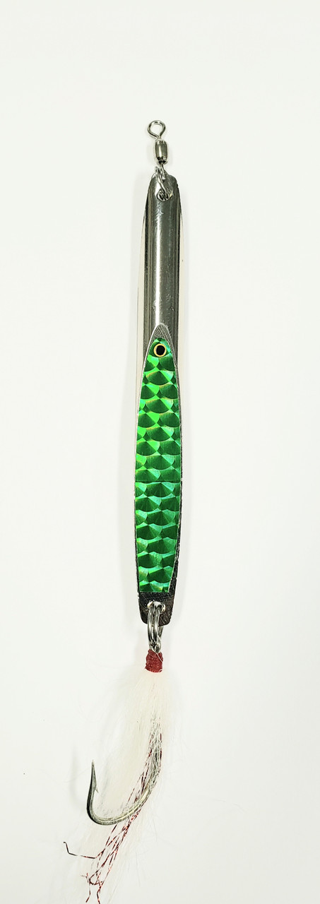 Deadly Dick Lure #1 Long Casting Green 7/8oz Bucktail Siwash