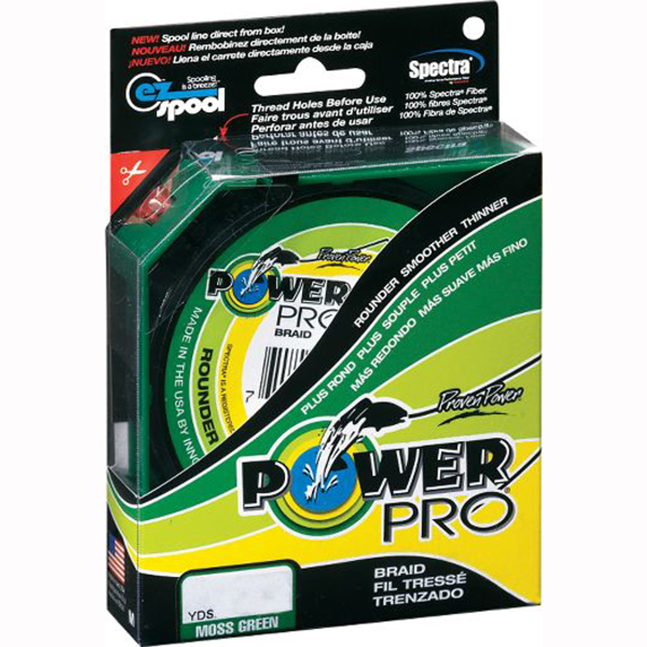 Power Pro Braid 50 lb 300yd Spool (Green)